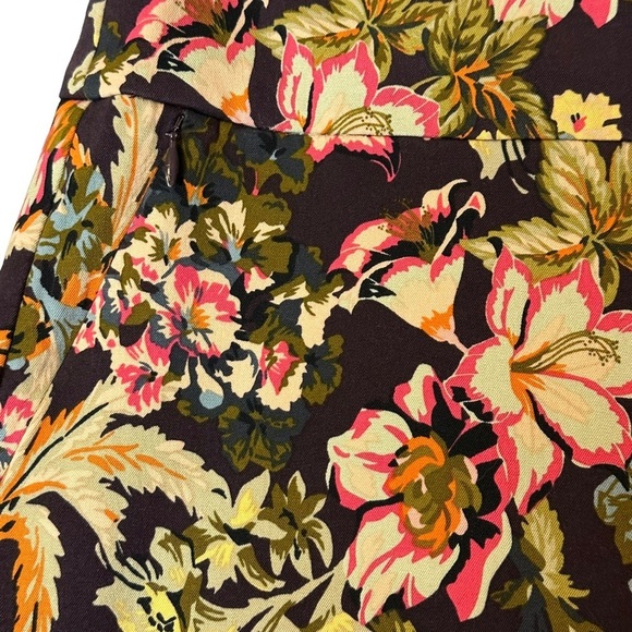 Soft Surroundings Skinny Pull On Floral Tapestry Skinny Crop Pants Medium‎ 2EC21 - Picture 3 of 8